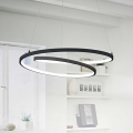 Ideal Lux - LED-kattokruunu johdossa OZ LED/52W/230V halkaisija 80 cm CRI 90 musta