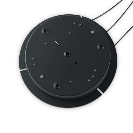 Ideal Lux - LED-kattokruunu johdossa OZ LED/52W/230V halkaisija 80 cm CRI 90 musta