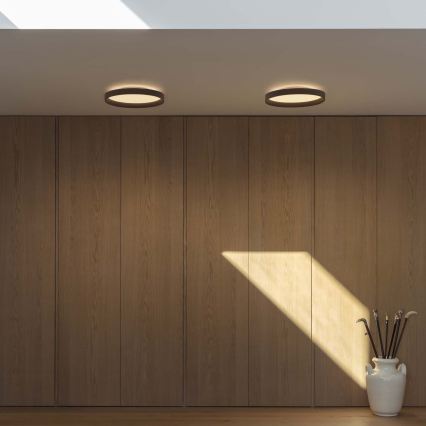 Ideal Lux - LED-kattovalaisin FLY LED/26W/230V 2700K halkaisija 45 cm CRI 90 IP40 musta