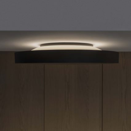 Ideal Lux - LED-kattovalaisin FLY LED/26W/230V 2700K halkaisija 45 cm CRI 90 IP40 musta
