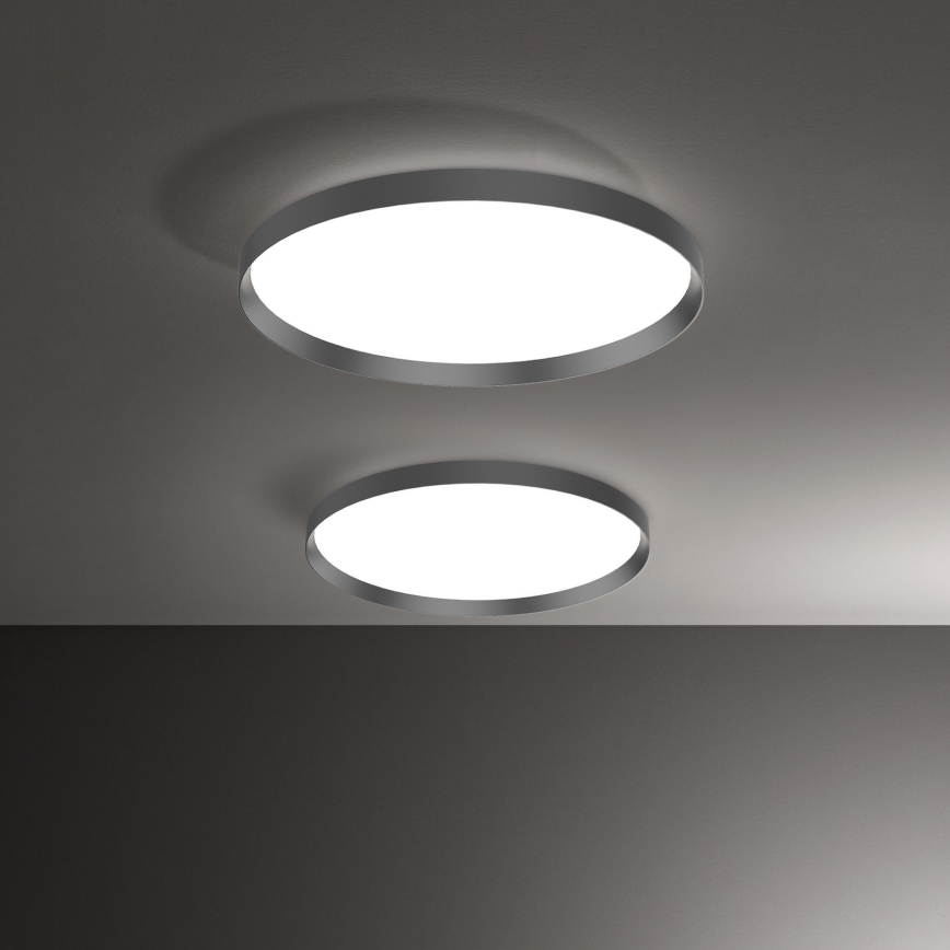 Ideal Lux - LED-kattovalaisin FLY LED/26W/230V 2700K halkaisija 45 cm CRI 90 IP40 musta