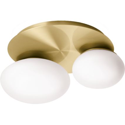 Ideal Lux - LED-kattovalaisin NINFEA 2xLED/9W/230V kulta