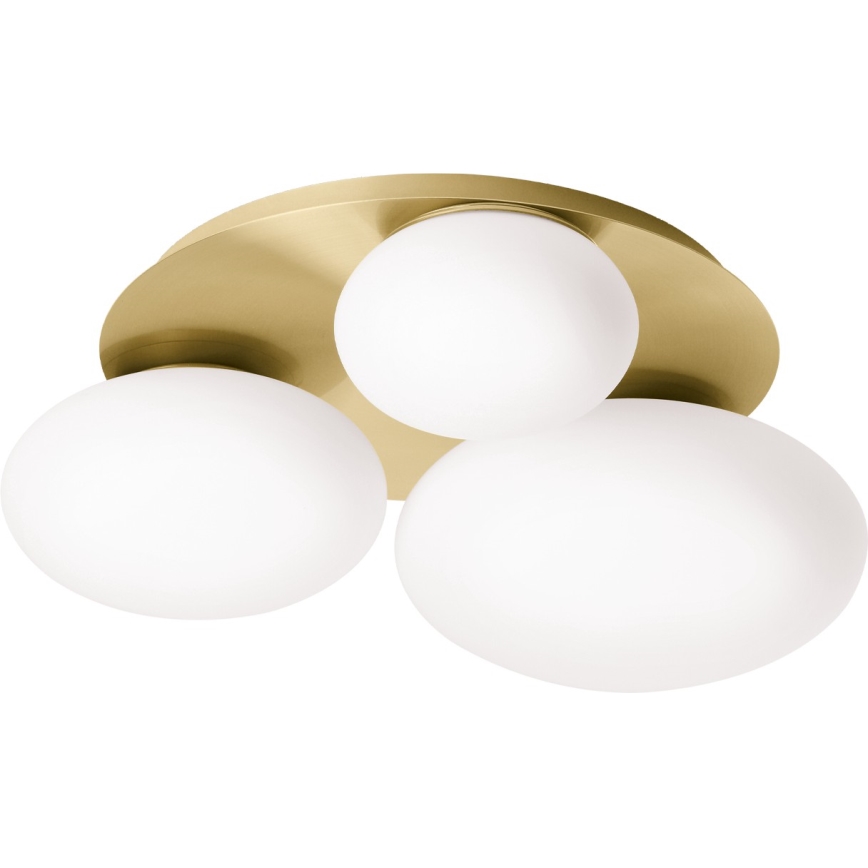 Ideal Lux - LED-kattovalaisin NINFEA 3xGX53/9W/230V kulta