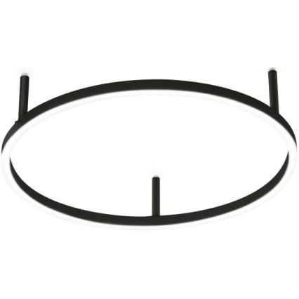 Ideal Lux - LED-kattovalaisin ORACLE SLIM LED/29W/230V 2700K CRI 90 Ø 50 cm musta