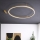 Ideal Lux - LED-kattovalaisin ORACLE SLIM LED/29W/230V 3000K CRI 90 Ø 50 cm kultainen