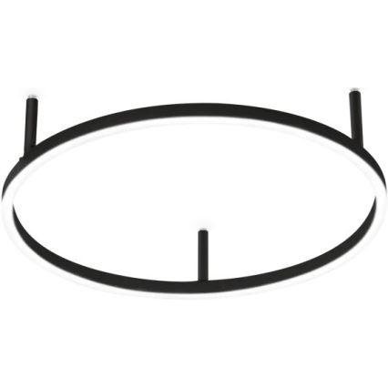 Ideal Lux - LED-kattovalaisin ORACLE SLIM LED/29W/230V 4000K CRI 90 halkaisija 50 cm musta