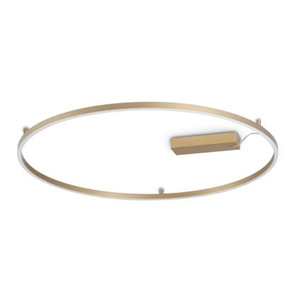 Ideal Lux - LED-kattovalaisin ORACLE SLIM LED/53W/230V 3000K CRI 90 halkaisija 90 cm kultainen