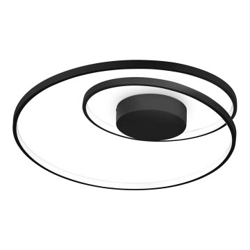 Ideal Lux - LED-kattovalaisin OZ LED/47W/230V halkaisija 60 cm CRI 90 musta