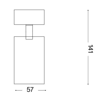 Ideal Lux - LED-kohdevalaisin DYNAMITE 1xGU10/7W/230V CRI 90 messinki