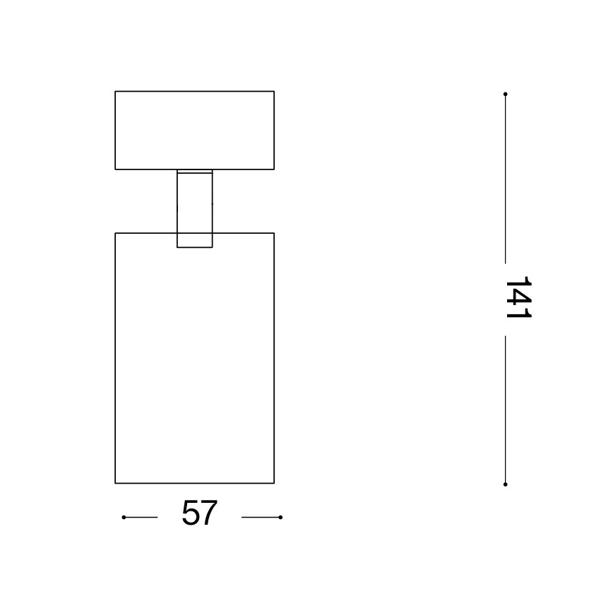 Ideal Lux - LED-kohdevalaisin DYNAMITE 1xGU10/7W/230V CRI 90 messinki