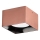 Ideal Lux - LED-kohdevalaisin SPIKE 1xGX53/9W/230V 10x10 cm kupari