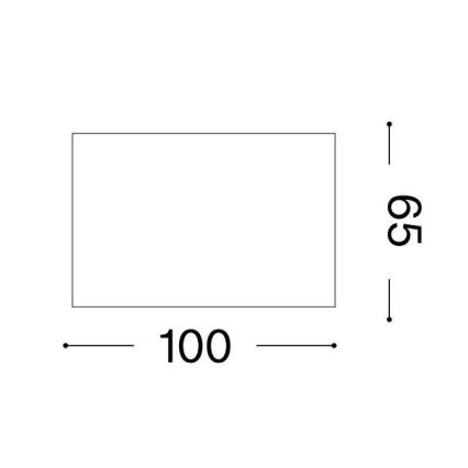 Ideal Lux - LED-kohdevalaisin SPIKE 1xGX53/9W/230V 10x10 cm kupari