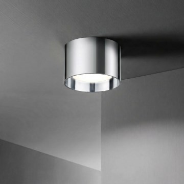 Ideal Lux - LED-kohdevalaisin SPIKE 1xGX53/9W/230V Ø 10 cm kiiltävä kromi