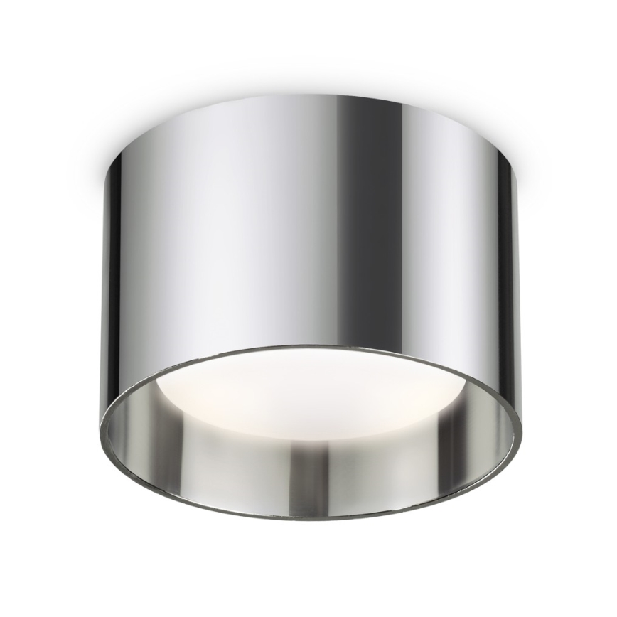 Ideal Lux - LED-kohdevalaisin SPIKE 1xGX53/9W/230V Ø 10 cm kiiltävä kromi