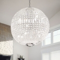 Ideal Lux - LED Kristalli-ketjukattokruunu LUXOR 12xG9/3W/230V halkaisija 60 cm läpinäkyvä