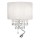 Ideal Lux - LED-kristallinen seinävalaisin OPERA 2xE14/40W/230V + LED/1W valkoinen