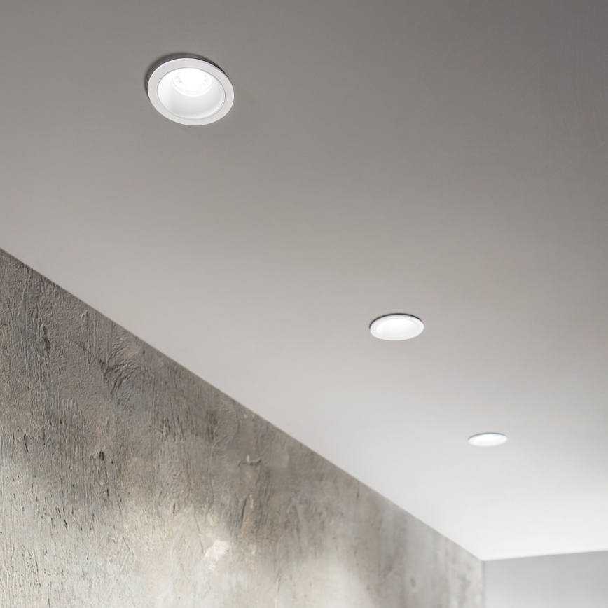 Ideal Lux - LED-upotettava kylpyhuonevalaisin GAME TRIM LED/11W/230V 3000K CRI 90 halkaisija 8,5 cm IP65 valkoinen