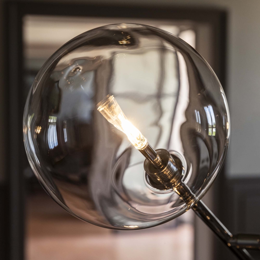Ideal Lux - LED-lattiavalaisin EQUINOXE 4xG4/2W/230V kiiltävä kromi/läpinäkyvä