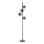 Ideal Lux - LED-lattiavalaisin PERLAGE 4xG9/3W/230V musta/savunmusta