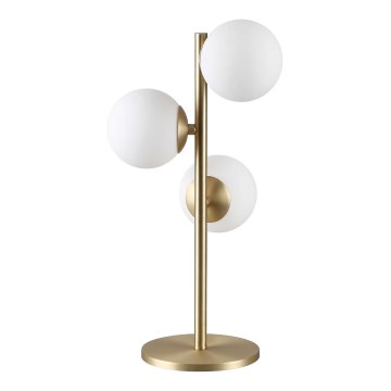 Ideal Lux - LED-pöytälamppu PERLAGE 3xG9/3W/230V kultainen/valkoinen