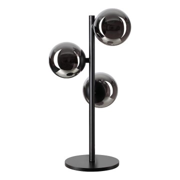 Ideal Lux - LED-pöytälamppu PERLAGE 3xG9/3W/230V musta/savunmusta