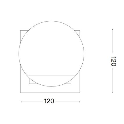 Ideal Lux - LED-pöytävalaisin ANGOLO 1xG9/3W/230V messinki