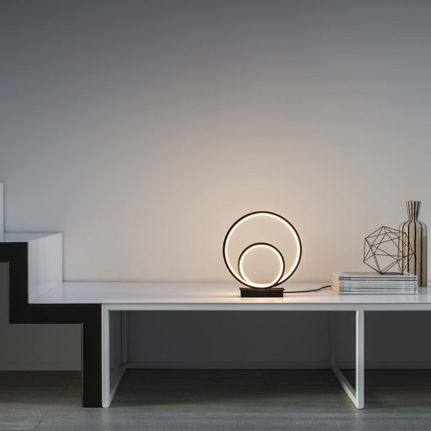 Ideal Lux - LED-pöytävalaisin OZ LED/22W/230V CRI 90 musta