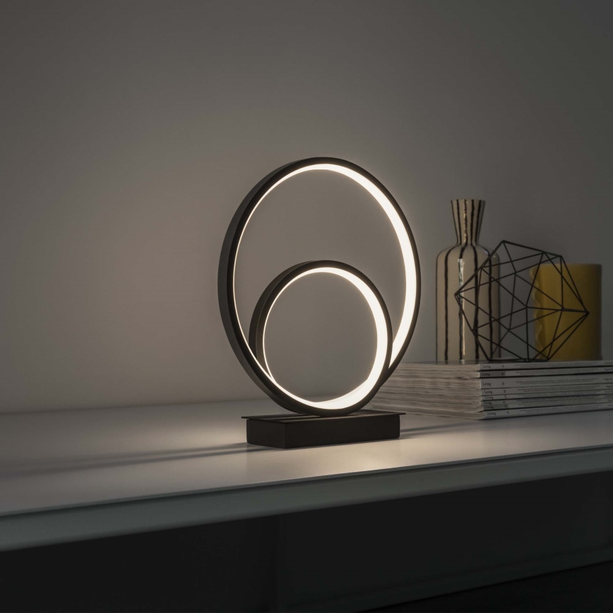 Ideal Lux - LED-pöytävalaisin OZ LED/22W/230V CRI 90 musta