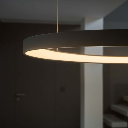 Ideal Lux - LED-riippuvalaisin vaijerilla GEMINI LED/36W/230V 2700K halkaisija 42,5 cm CRI 90 musta