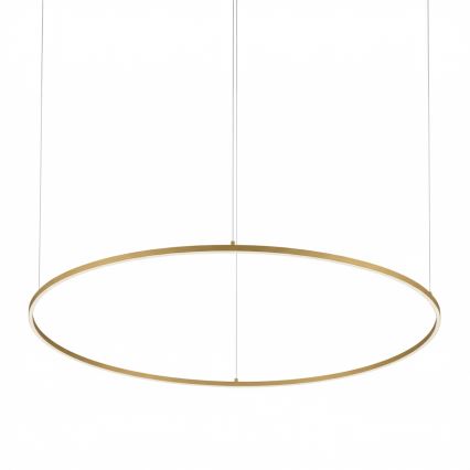 Ideal Lux - LED-riippuvalaisin vaijerilla ORACLE SLIM LED/29W/230V 3000K CRI 90 halkaisija 50 cm kultainen