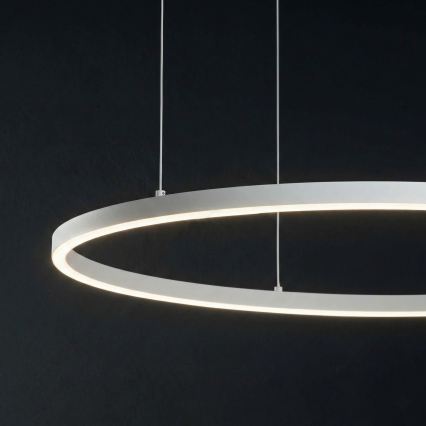 Ideal Lux - LED-riippuvalaisin ORACLE SLIM, 37 W, 230 V, 4000 K, CRI 90, halkaisija 70 cm, valkoinen