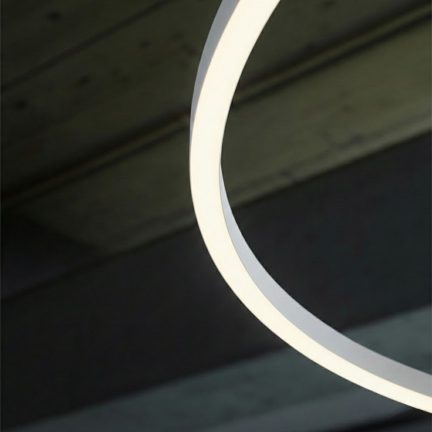 Ideal Lux - LED-riippuvalaisin ORACLE SLIM, 37 W, 230 V, 4000 K, CRI 90, halkaisija 70 cm, valkoinen