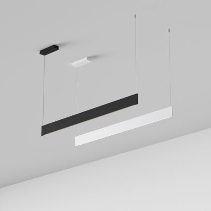 Ideal Lux - LED-riippuvalaisin kaapelilla STEEL LED/24W/230V 3000K CRI 90 120 cm musta