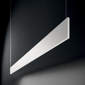 Ideal Lux - LED-riippuvalaisin kaapelilla STEEL LED/24W/230V 3000K CRI 90 120 cm valkoinen