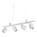 Ideal Lux - LED-riippuvalaisin vaijerilla DYNAMITE 4xGU10/7W/230V CRI 90 valkoinen