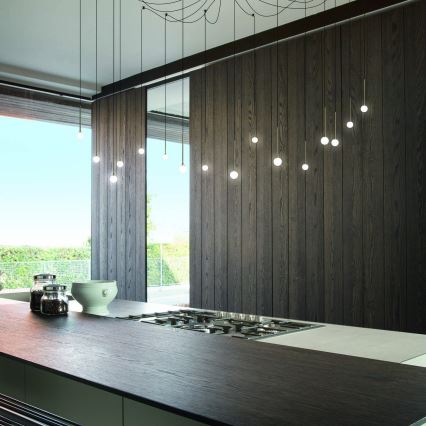 Ideal Lux - LED-riippuvalaisin vaijerilla LUCCIOLA 16xLED/16W/230V CRI 90 hämähäkinmuotoinen musta