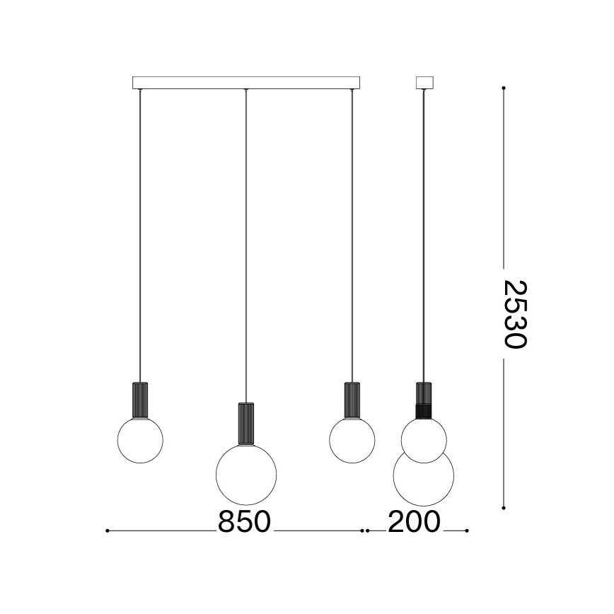 Ideal Lux - LED-riippuvalaisin vaijerilla ODEON LED/20W/230V CRI 90 beige/valkoinen