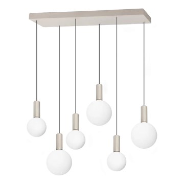 Ideal Lux - LED-riippuvalaisin vaijerilla ODEON LED/39W/230V CRI 90 beige/valkoinen
