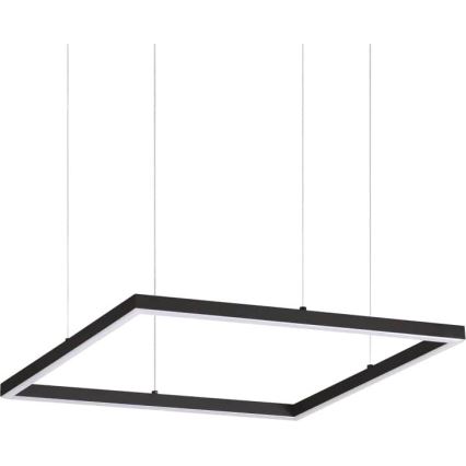 Ideal Lux - LED-riippuvalaisin kaapelilla ORACLE SLIM LED/33W/230V 3000K CRI 90 50x50 cm musta