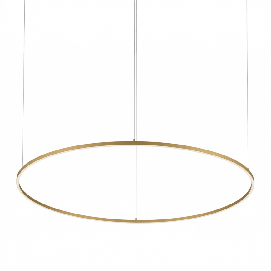 Ideal Lux - ORACLE SLIM LED-riippuvalaisin kaapelikiinnityksellä, 37 W, 230 V, 3000 K, CRI 90, halkaisija 70 cm, kultainen