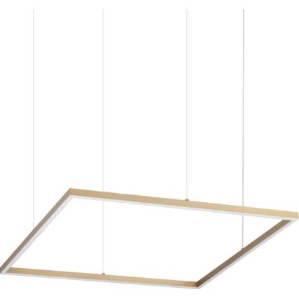 Ideal Lux - LED-riippuvalaisin vaijerilla ORACLE SLIM LED/44W/230V 3000K CRI 90 70x70 cm kullanvärinen
