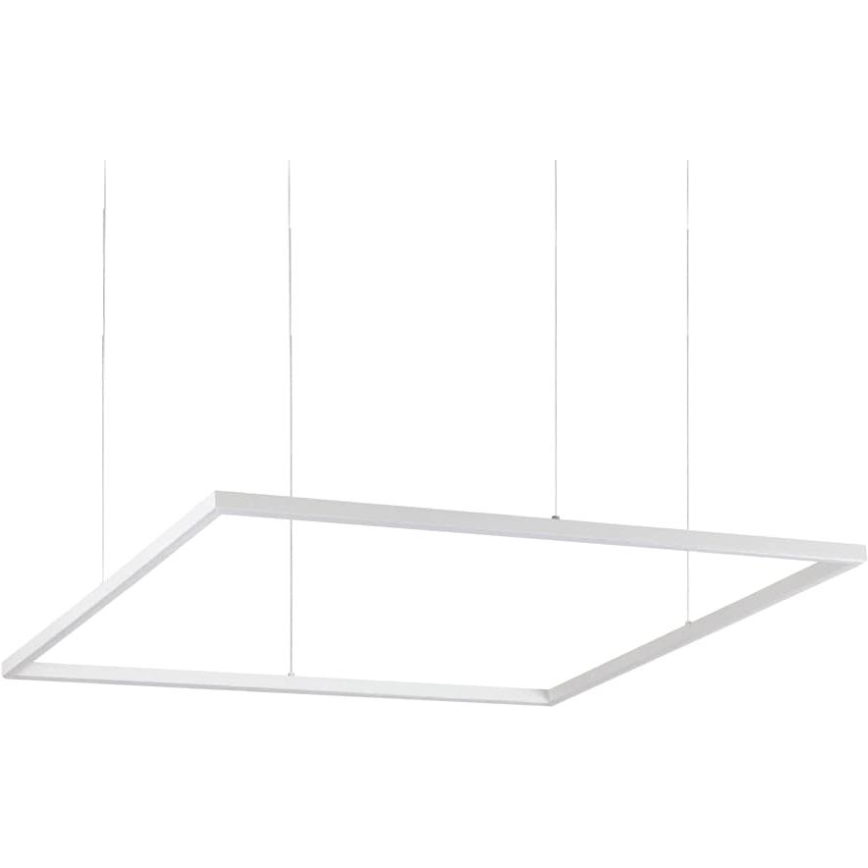 Ideal Lux - LED-riippuvalaisin vaijerilla ORACLE SLIM LED/53W/230V 3000K CRI 90 90x90 cm valkoinen