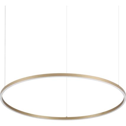 Ideal Lux - LED-riippuvalaisin vaijerilla ORACLE SLIM LED/53W/230V 3000K CRI 90 halkaisija 90 cm kultainen