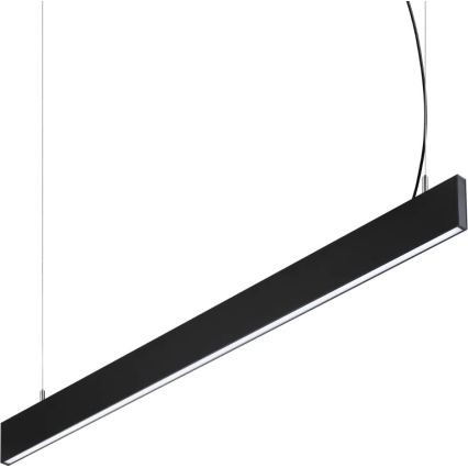 Ideal Lux - LED-riippuvalaisin vaijerilla STEEL LED/29W/230V 4000K CRI 90 120 cm musta