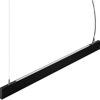 Ideal Lux - LED-riippuvalaisin vaijerilla STEEL LED/29W/230V 4000K Ra 90 120 cm musta