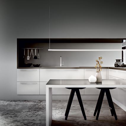 Ideal Lux - LED-riippuvalaisin vaijerilla YOKO LED/17W/230V CRI 90 valkoinen
