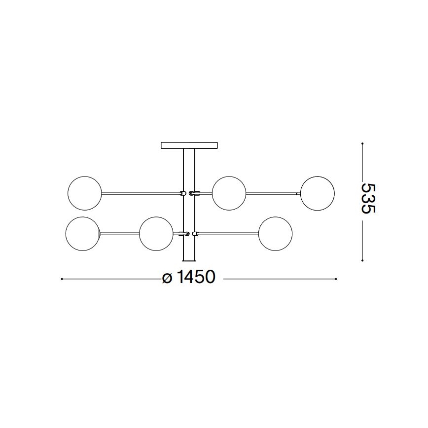 Ideal Lux - LED-riipuskattokruunu COSMOPOLITAN 12xG9/3W/230V halkaisija 145 cm musta