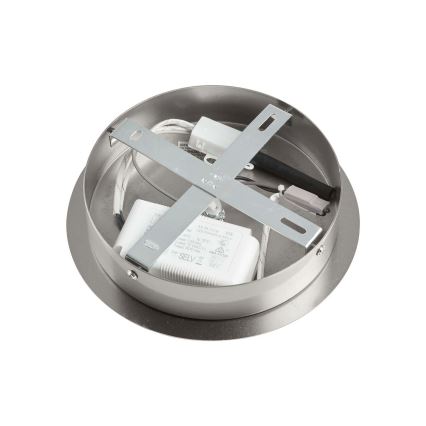 Ideal Lux - LED-riipuskattokruunu EQUINOXE 12xG4/2W/230V halkaisija 124 cm kiiltävä kromi/läpinäkyvä