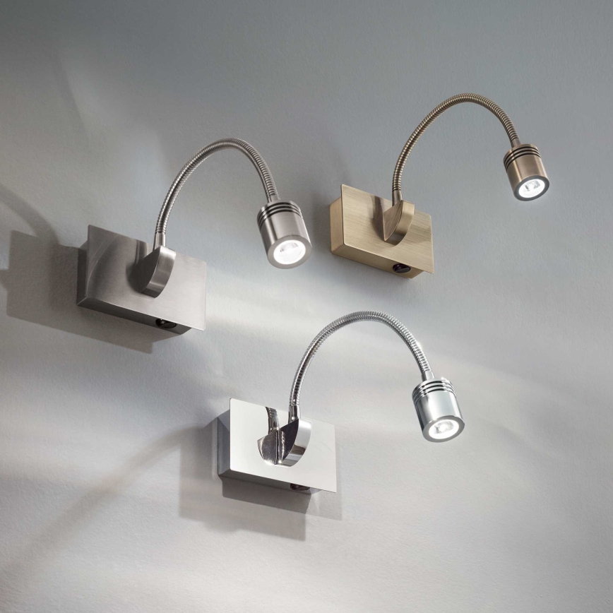 Ideal Lux - LED säädettävä seinävalaisin DYNAMO LED/3,5W/230V CRI 90 pronssinvärinen