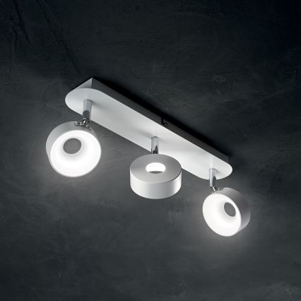 Ideal Lux - LED-seinäkohdevalaisin OBY 3xLED/6W/230V CRI 90 valkoinen